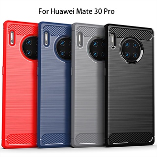 เคสโทรศัพท์มือถือ แบบนิ่ม ลายคาร์บอน สําหรับ Huawei Mate 10 20 30 Pro Mate 10 20 Lite 20X Nova 5T 7i 3i 2i 3 6SE 10SE 6 10 SE Honor 80 20 Pro