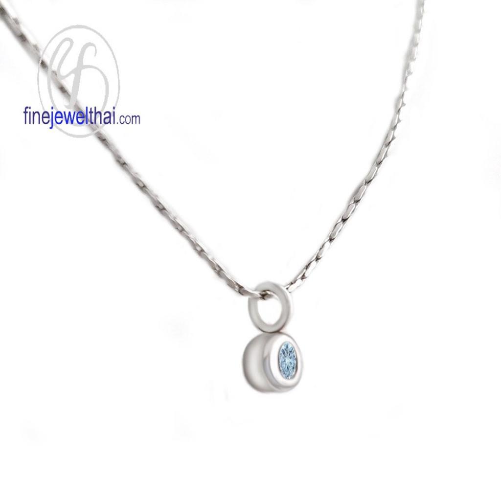 finejewelthai-จี้โทพาซ-โทพาซ-จี้พลอย-พลอยประจำเดือนเกิด-topaz-silver-pendant-birthstone-p1132tp00