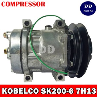 COMPRESSOR KOMATSU PC 200-6 SK 120 คอมเพลสเซอร์แอร์รถยนต์