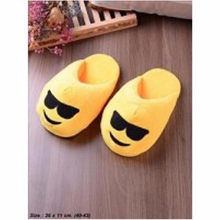 รองเท้าแตะสลิปเปอร์สำหรับใส่ในบ้าน รองเท้าใส่เดินในบ้าน : สีเหลือง