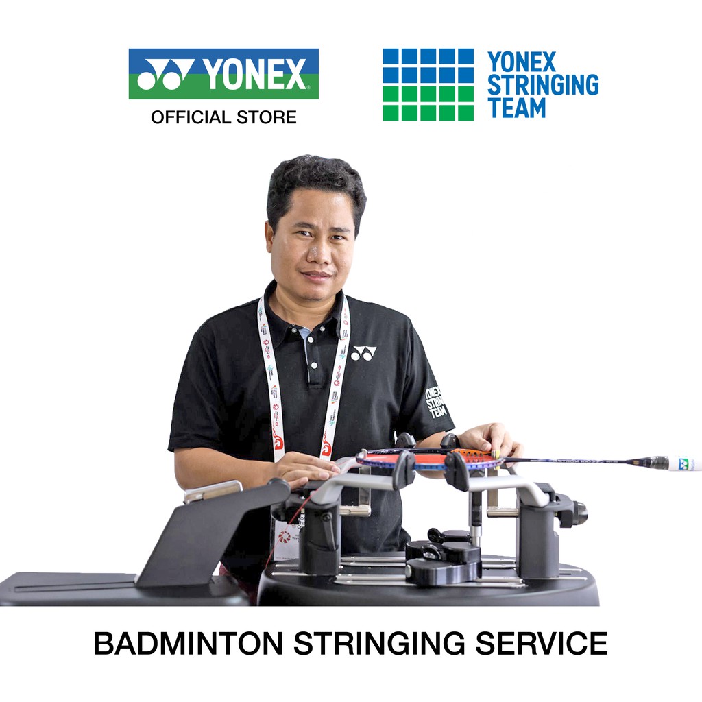 ภาพหน้าปกสินค้าบริการขึ้นเอ็นไม้แบดมินตัน สำหรับไม้ที่มีเอ็นแถม YONEX Badminton Stringing Service (ยกเว้นออเดอร์ชำระเงินปลายทาง) จากร้าน yonexthailand บน Shopee