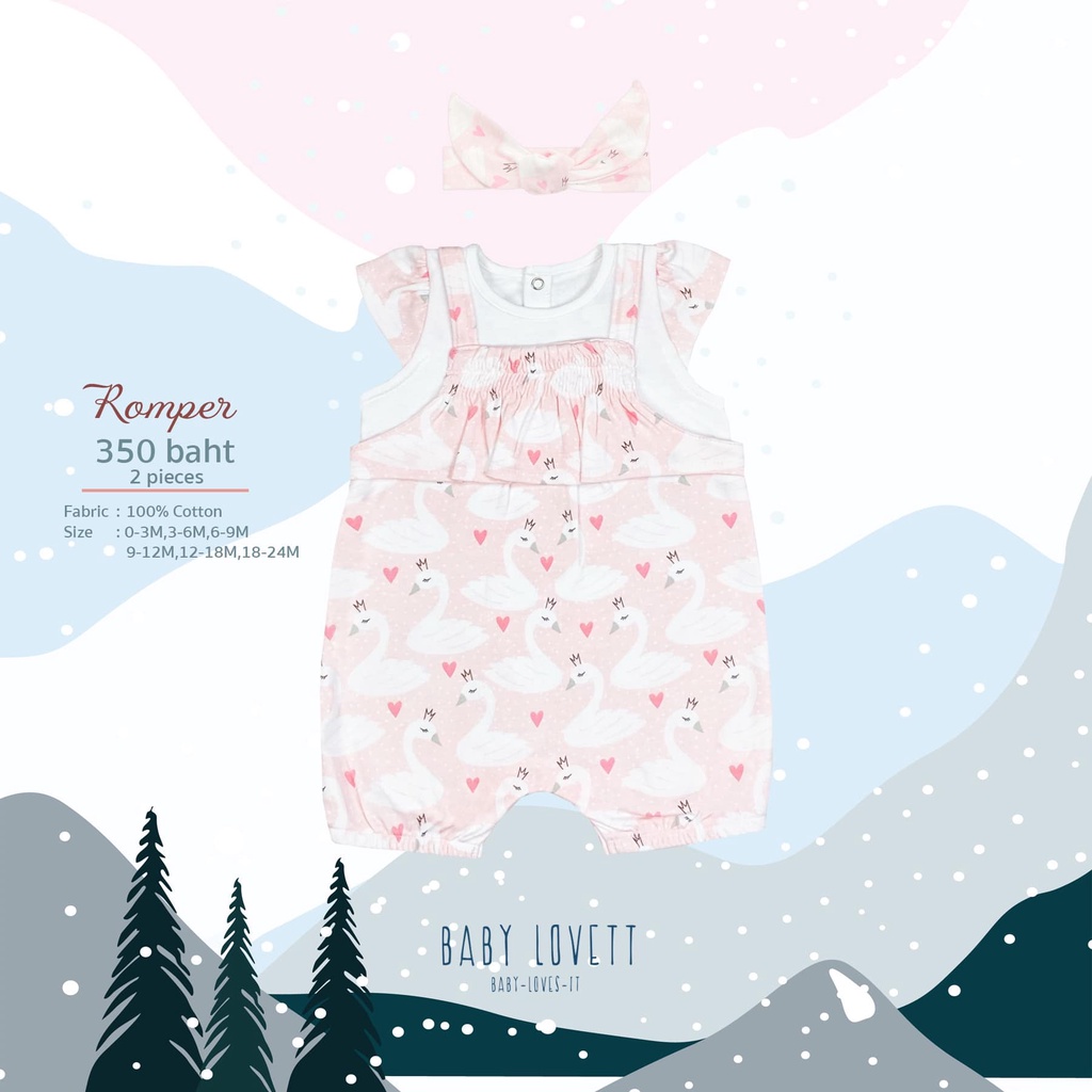 Swan Romper_ 2 Colours