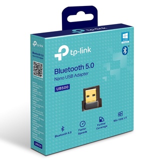 ภาพขนาดย่อของภาพหน้าปกสินค้า️ตัวรับสัญญาณบลูทูธ ️ TP-LINK (UB400 / UB500) Bluetooth 5.0 Nano USB Adapter 1y. จากร้าน hardware_corner บน Shopee