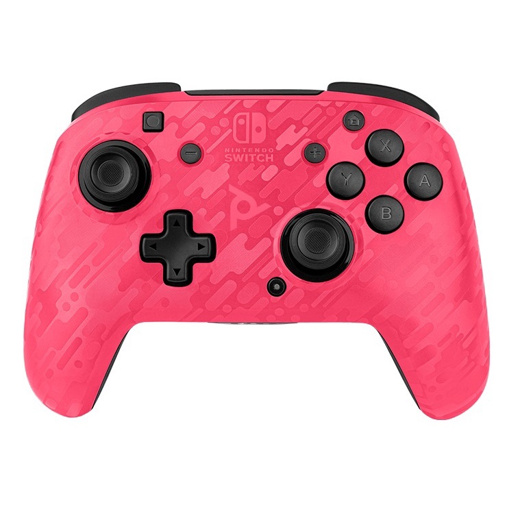 nsw-pdp-faceoff-wireless-deluxe-controller-pink-camo-เกมส์-nintendo-switch