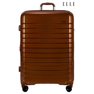 ELLE Travel Uniform Collection. 100% Polycarbonate PC, 28" Large Luggage, Aluminum Trolley, 360 Spinner, Expandable