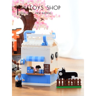 🌷 พร้อมส่ง - LEGO Street view ชุดตัวต่อเลโก้ร้านอาหาร  legoนาโน ตัวต่อเลโก้ ชุดตัวต่อ เลโก้นาโน