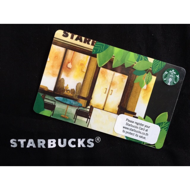 ภาพหน้าปกสินค้าบัตร Starbucks ลาย Store Front (บัตรของขวัญ / บัตรใช้แทนเงินสด) จากร้าน johnnystb บน Shopee