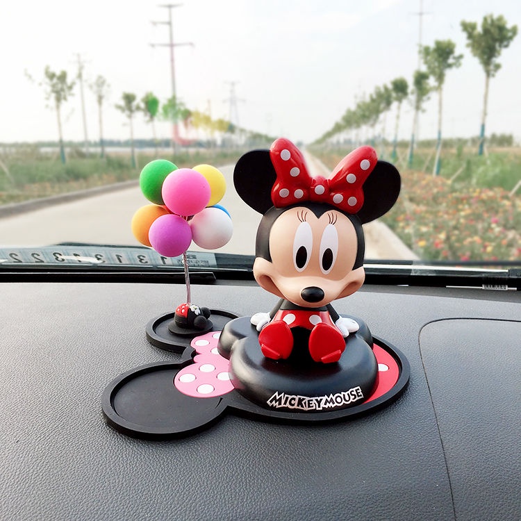 minnie-mickey-ของแต่งรถยนต์-ตุ๊กตาหน้ารถ-ตุ๊กตาหัวโยก-น่ารัก-ตุ๊กตาดุ๊กดิ๊กหน้ารถ-ตุ๊กตาสปริง