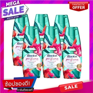 รีจอยส์ เพอร์ฟูม สมูท แชมพู ขนาด 70 มล. ผลิตภัณฑ์ดูแลเส้นผม Rejoice Shampoo Perfume Smooth 70 ml x 6