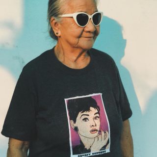 Bang! Bang! Tshirts เสื้อยืดอิ๊งค์เจ็ท​ ลาย​ Audrey Hepburn