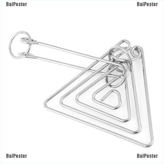 (bs) จิ๊กซอว์แหวนโลหะ ทรงสามเหลี่ยม ของเล่นสําหรับเด็ก
