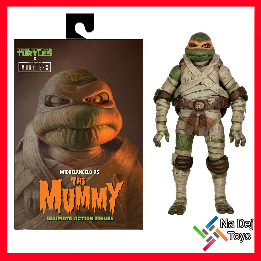 neca-tmnt-michelangelo-as-mummy-7-figure-นินจาเต่า-ไมเคิลแองเจโล-มัมมี่-ขนาด-7-นิ้ว-ฟิกเกอร์