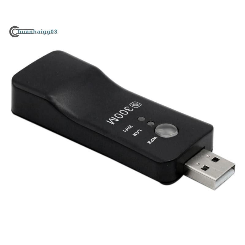 Usb Tv Wifi Dongle อะแดปเตอร์รับสัญญาณไร้สาย 300Mbps Rj45 Wps สําหรับ  Samsung Lg Sony Smart Tv | Shopee Thailand