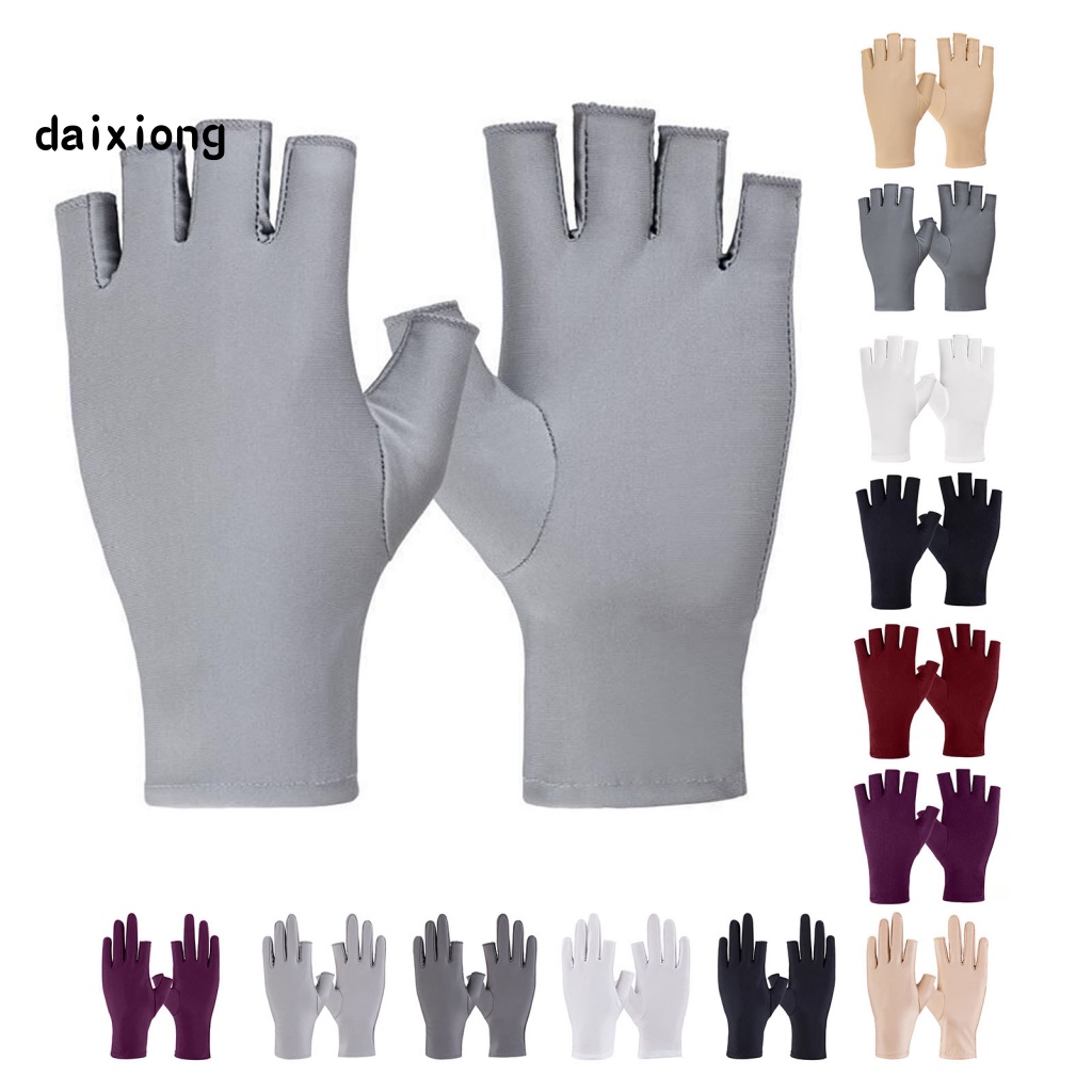 lt-daixiong-gt-ถุงมือป้องกันรังสียูวี-แบบนุ่มพิเศษ-แบบมืออาชีพ-สําหรับทําเล็บ-1-คู่