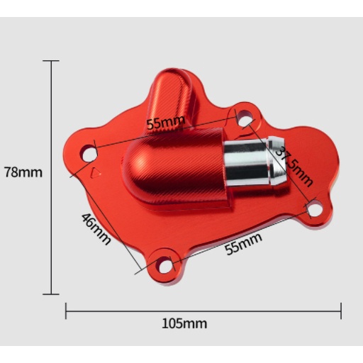 ฝาครอบ-เรือนปั๊มน้ำ-ครอบเครื่อง-แต่ง-crf-250-crf300-rally-250-300-rebel-300-cb300-cbr-250-300-r