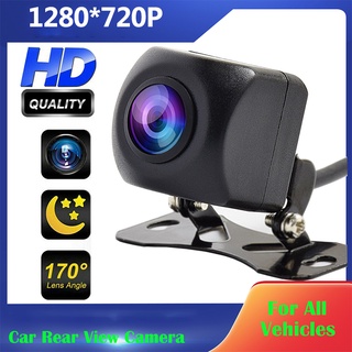 กล้องมองหลังรถยนต์ HD 170 องศา เลนส์ Fisheye Starlight Night Vision กล้องถอยหลังรถ