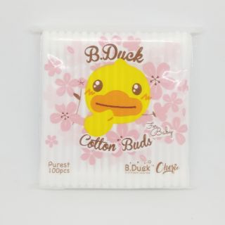 คัตเติ้ลบัต cotton buds B.Duck สำลีก้านขนาดเล็ก 100 ก้าน