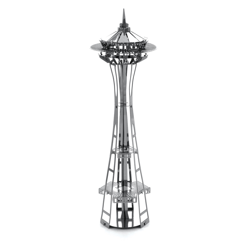 โมเดลโลหะ-3-มิติ-seattle-space-needle-หอสังเกตุการณ์ซีแอตเทิล-b11110-nanyuan-สินค้าเป็นแผ่นโลหะประกอบเอง-สินค้าพร้อมส่ง