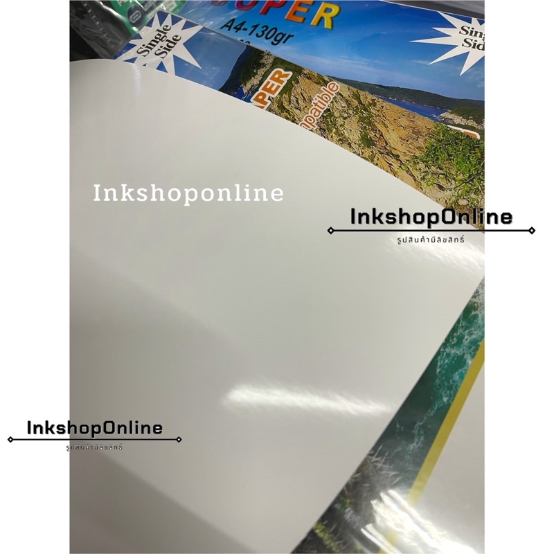 ภาพหน้าปกสินค้าSUPER 210g. กระดาษโฟโต้ ผิวมันเงากันน้ำ หนา210แกรม (A4/100แผ่น) สำหรับอิงค์เจ็ท Photo Inkjet Glossy Paper จากร้าน pumpuinanthaphat บน Shopee