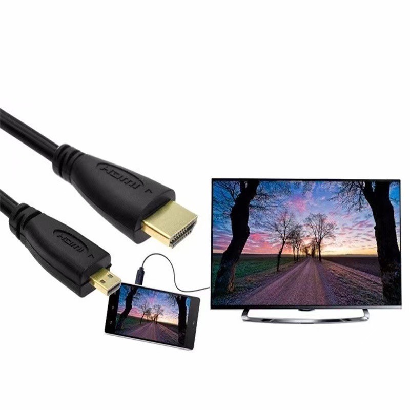 สาย-tv-micro-hdmi-1-5-3-5-เมตร-สายถักรุ่น-v1-4-hdmi-1-5m-to-5m-cable-3d-full-hd-1080p