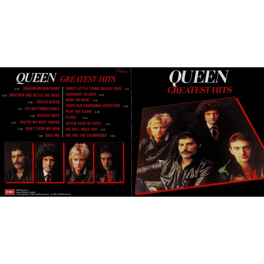 ซีดีเพลง-cd-queen-1981-greatest-hits-i-ในราคาพิเศษสุดเพียง159บาท