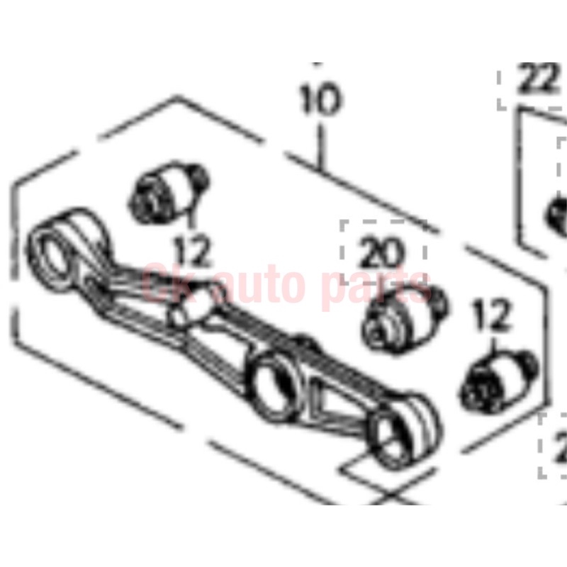 บู๊ชคานหลัง-ฮอนด้า-ซีวิค-88-honda-civic-88-1988-91-rear-arm-bush