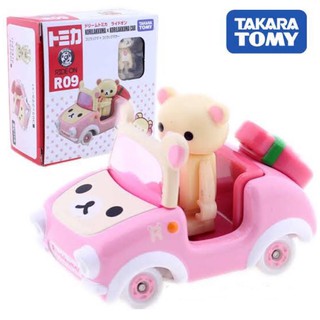 แท้ 100% จากญี่ปุ่น โมเดล รถโคริลัคคุมะ Takara Tomy Tomica Cars R09 Ride On Korilakkuma &amp; Korilakkuma Car Minicar Toy