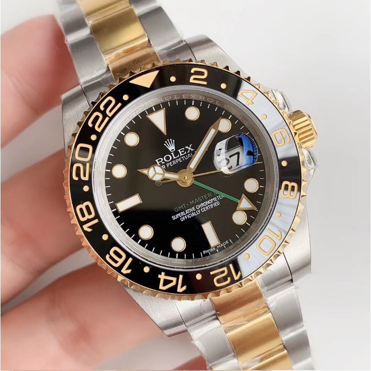 rolex-gmt-2-นาฬิกาข้อมือสำหรับผู้ชาย-116713-ln