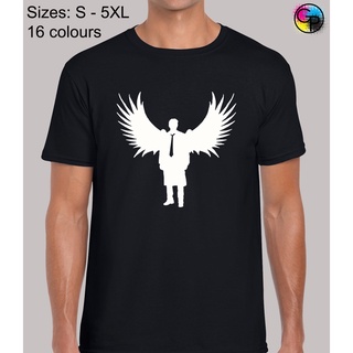 [S-5XL] เสื้อยืด พิมพ์ลาย Castiel silhouette action TV show inspired for Unsiex