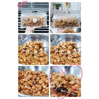 คอนเฟล็กคาราเมล จัมมโบ้‼️ (Cornflake 500 g.) สูตรซอสเข้มข้น อร่อยลงตัว เนยแท้100% ‼️เคี้ยวเพลิน😋 ตุนไว้ช่วงกักตัว👈👈❤❤