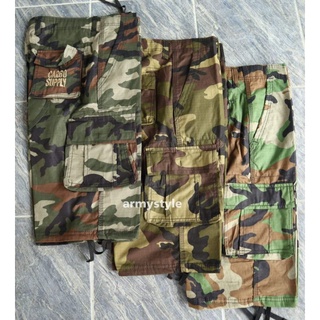 ภาพขนาดย่อของภาพหน้าปกสินค้ากางเกงทหารขาสั้นลายพรางความยาวขาสามส่วนใส่แล้วคลุมเข่า จากร้าน bikuficy5i บน Shopee ภาพที่ 3