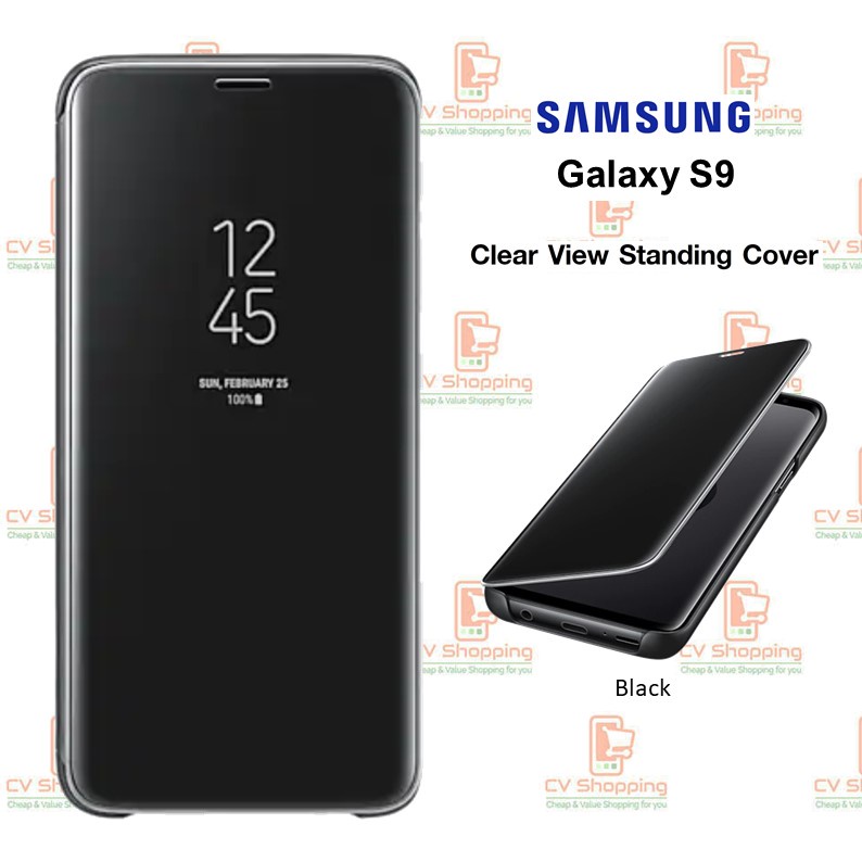 เคส-samsung-s9-clear-view-standing-cover-ของ-samsung-แท้-100-เคสมือถือ-เคสซัมซุง-s9-case-s9-case-samsung-s9-เคสฝาพ