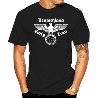 เสื้อยืดลําลอง ผ้าฝ้าย 100% พิมพ์ลาย German Eternal Eagle loyal To Germanic คุณภาพสูง แฟชั่นสําหรับผู้ชาย