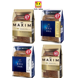 ภาพหน้าปกสินค้ากาแฟ Maxim กาแฟแม็กซิม จากญี่ปุ่น แบบถุงเติม 120, 170 กรัม มี 3 รส Aroma Selected, Special, Modern Luxury Bl ที่เกี่ยวข้อง
