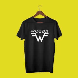 [100% Cotton] Wqds เสื้อยืด ผ้าฝ้าย 100% พิมพ์ลาย Weezer Premium Band ของขวัญวันเกิดวันพ่อ สไตล์คลาสสิก สําหรับผู้ชาย