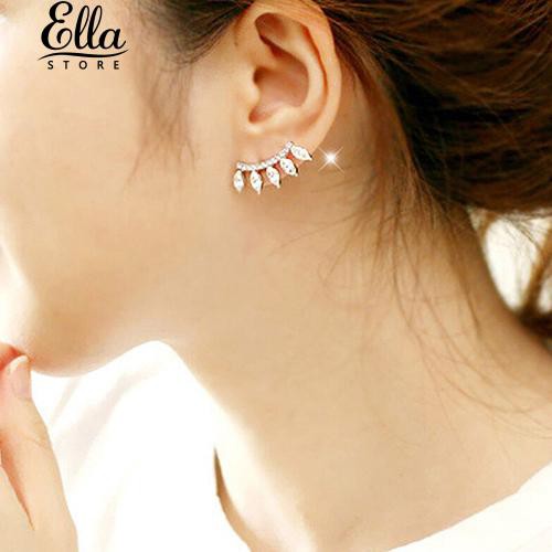 เครื่องประดับเงินฝัง-rhinestone-crown-swep-ear-ear-ต่างหูเงิน