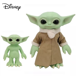 🔥พร้อมส่ง🔥โมเดล เบบี้โยดา Baby Yoda ตัวใหญ่ ขนาด 27 ซม. เกรดพรีเมี่ยม งานสวยมาก ตัวนิ่มๆ ถอดเสื้อผ้าได้ น่ารักสุดๆครับ❤️