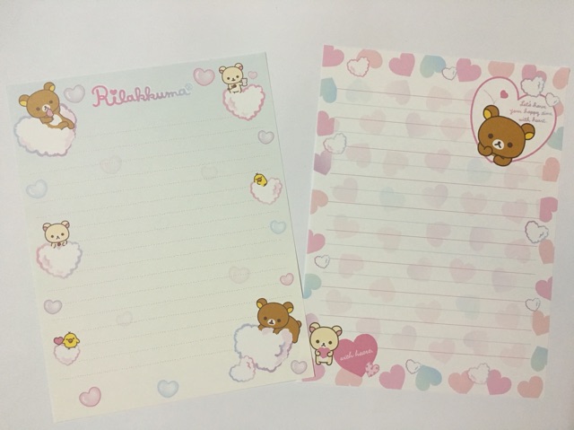 กระดาษโน๊ตแบ่งขาย-rilakkuma