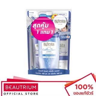 BIFESTA Micellar Cleansing Water Brightup + Refill เช็ดเครื่องสำอาง 400ml, 360ml