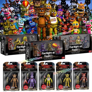 สินค้า JINN Funko FIVE NIGHTS AT FREDDY\'S ตัวเลข BONNIE FOXY CHICA FREDDY ที่ถอดออกได้ตัวเลขตุ๊กตาเด็กของเล่นของขวัญ