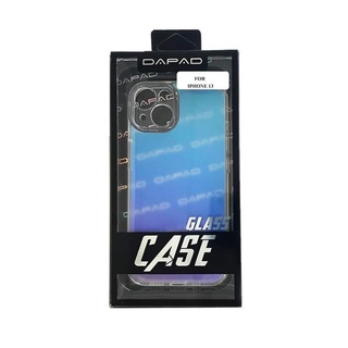 Dapad RAINBOW GLASS CASE 13 PRO MAX 13 PRO 13 MINI เคสกันกระแทกสีรุ้ง ออโรรา กันรอยนิ้วมือ