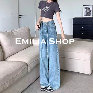 EMILIA SHOP  กางเกงขายาว กางเกงเอวสูง สไตล์เกาหลี 2022 ใหม่  Unique สไตล์เกาหลี รุ่นใหม่ ทันสมัย ES220114 36Z230909