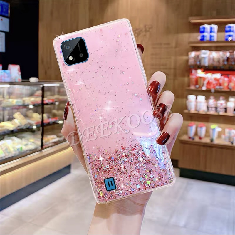 เคสโทรศัพท์-realme-c11-2021-phone-case-soft-silicone-glitter-gel-transparent-clear-slim-casing-เคส-realmec11-2021-covers