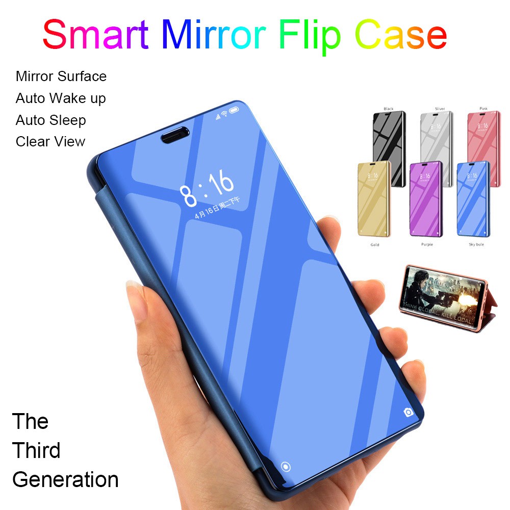 samsung-galaxy-s21-s20-plus-ultra-5g-fe-s21plus-s21ultra-s20plus-s20ultra-s20fe-mirror-surface-phone-case-clear-view-smart-auto-sleep-leather-hard-flip-cover-fashion-casing-stand-holder