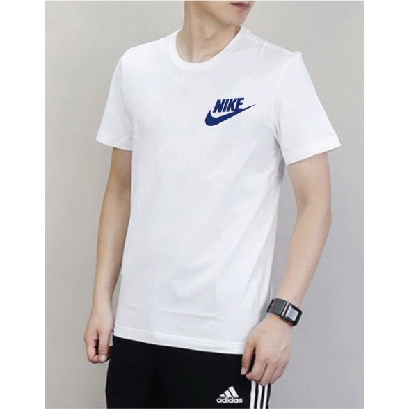 เสื้อสาวอวบ-เสื้อยืด-nike-กราฟิกพิมพ์ขนาดต่างๆและเสื้อเชิ้ตสี-unisex-คู่-nike100-ผ้าฝ้ายเสื้อยืด