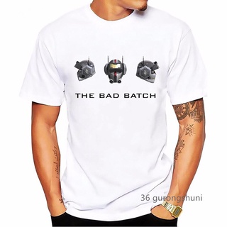 เสื้อยืดโอเวอร์ไซส์ใหม่ เสื้อยืดลําลอง แขนสั้น พิมพ์ลายการ์ตูน The Bad Batch ตลก แฟชั่นฤดูร้อน สําหรับผู้ชายS-4XL