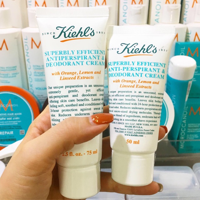 (Lot ผลิต 06/2023) Kiehl’s Deodorant Cream 75g ทารักแร้ระงับกลิ่น