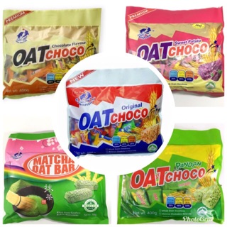 ภาพขนาดย่อของภาพหน้าปกสินค้าข้าวโอ๊ตอัดแท่ง Oat Choco พร้อมส่ง 6 รส ข้าวโอ๊ต ขนมข้าวโอ้ต oatchoco จากร้าน gimyongdotshop บน Shopee