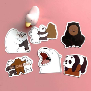 สติ๊กเกอร์WeBareBearน่ารักมากจ้า