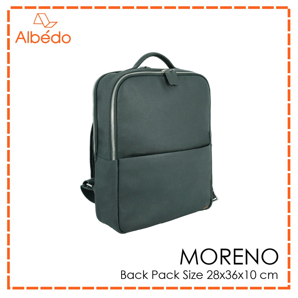 albedo-moreno-backpack-กระเป๋าเป้-กระเป๋าสะพายหลัง-กระเป๋าหนัง-รุ่น-moreno-mn01699